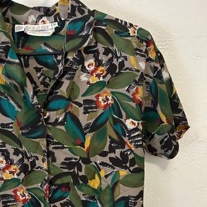 Vintage Floral Blouse